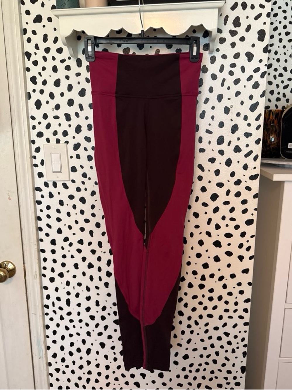 Lululemon Burgundy & Brown Leggings